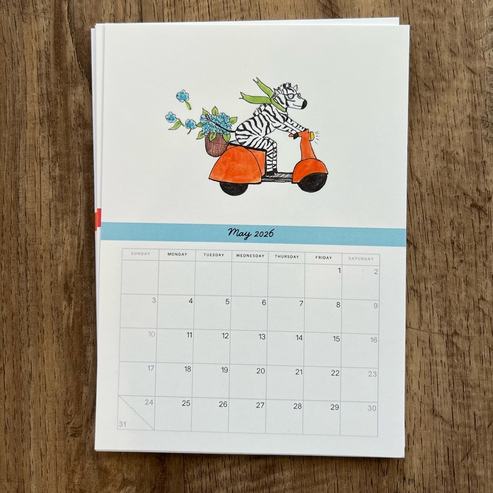 2026 Handmade Illustrated Calendar